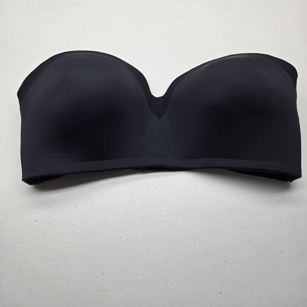 Lively Women Bra 38D Black Strapless Multi Way Underwired Smooth